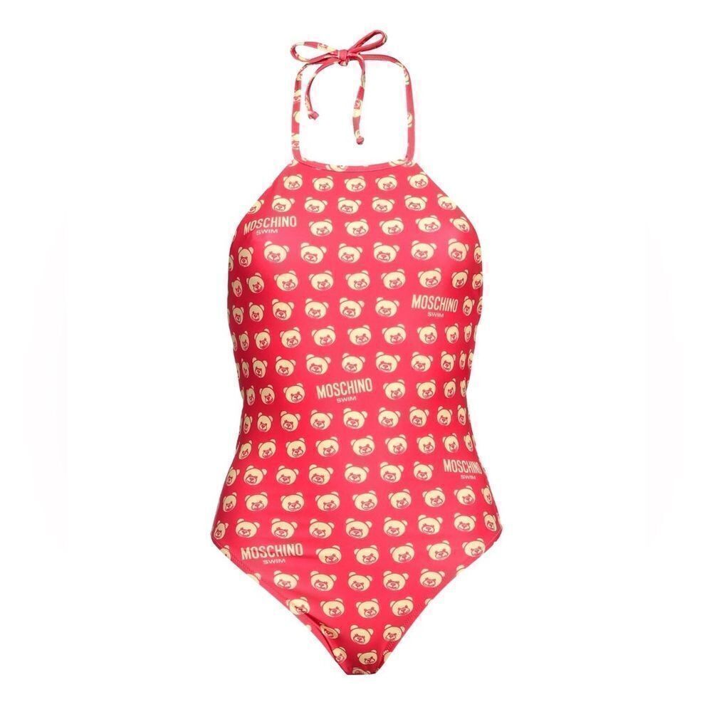 Moschino Swim Teddy Bear One-Piece Swimsuit